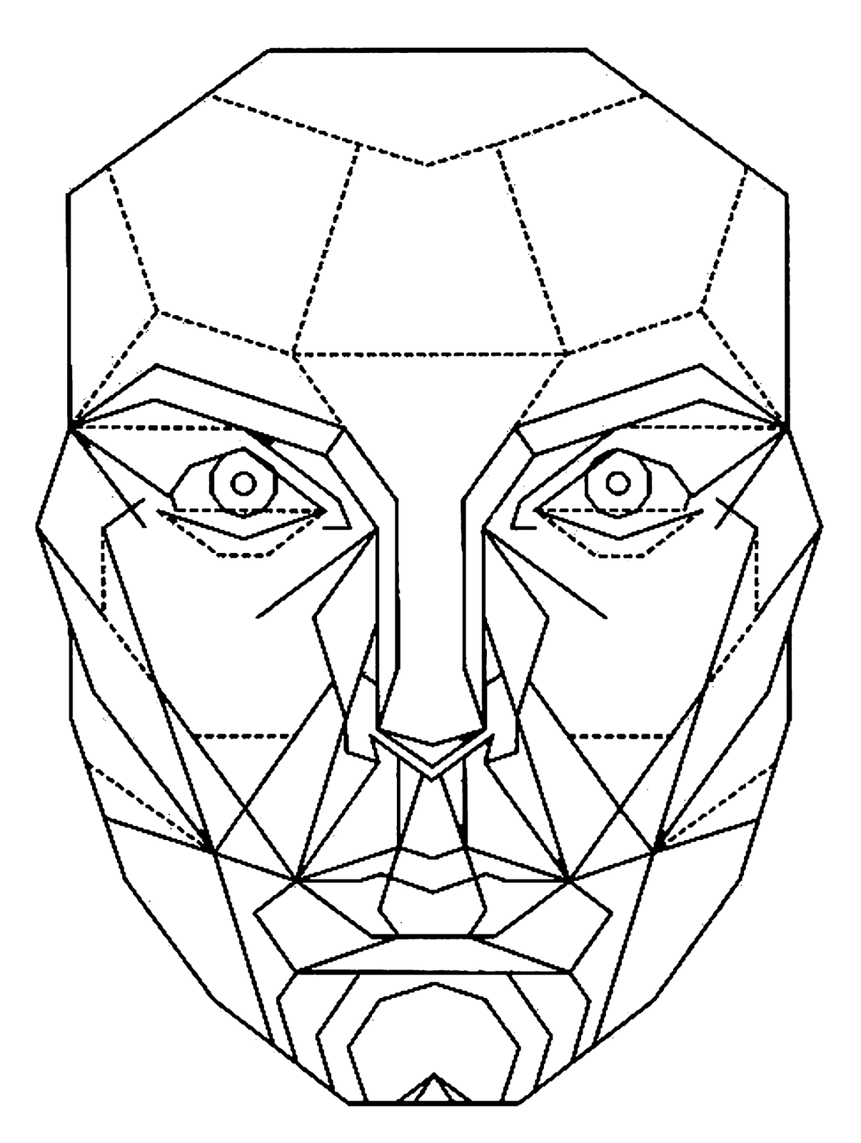 얼굴 비율 참고 이미지